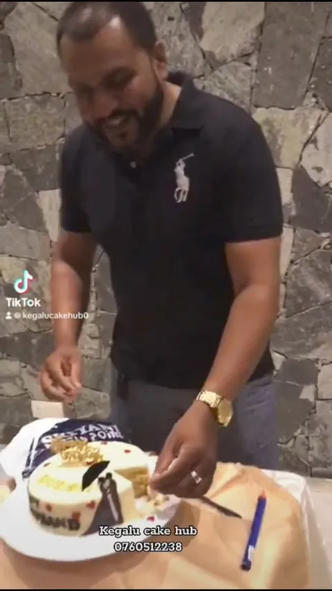 Celebration cake cutting